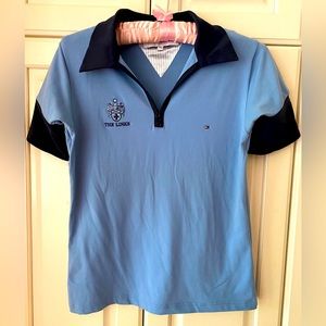 The Links at Fancourt South Africa Golf polo shirt blue Tommy Hilfiger size S